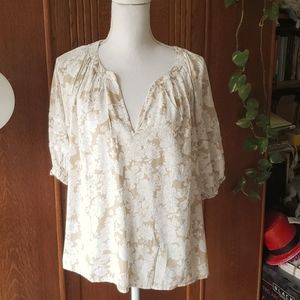 NWT GAP summer blouse L
